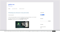 Desktop Screenshot of galder.net