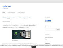 Tablet Screenshot of galder.net