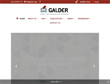 Tablet Screenshot of galder.org.tr